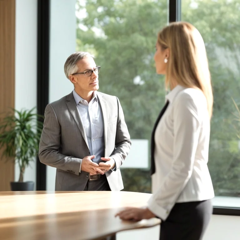 Executive im Coaching-Gespräch bei SpiritOnePro